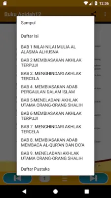 Aqidah Akhlak Kelas 12 Kur13 android App screenshot 1